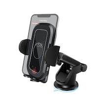 Joyhub Qi 10w Otomatik Sıkma Araba Bluetooth Kulaklık Telefon Tutucu Kablosuz Şarj-10w Kablosuz Şarj Ile Siyah Vantuzlu 2zeoyf