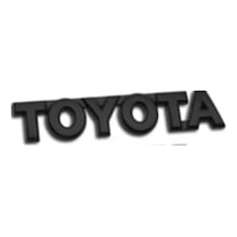 Toyota Uyumlu Toyota 2.5 16 Cm Siyah Yazı