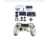 Playstation 4 Uyumlu Kasa Joystick V1 Full Kasa Tuş Takımı Gold