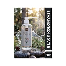 Black Kolonya 500 Ml Sprey Başlıklı Amber Vanilya Ekonomik Boy %80 Alkollü