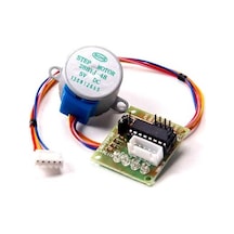 Robodünya-28 Byj-48 Redüktörlü Step Motor Ve Uln2003A Step Motor Sürücü Kar