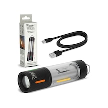 Tg Led Şarjlı Kamp Lambası Ortam Aydınlatmalı Taşınabilir Güçlü Işık Wt-736 Çok Renkli