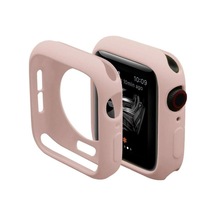 Apple Watch 44mm Silikon Alt Kasa - Pudra Açık Mavi