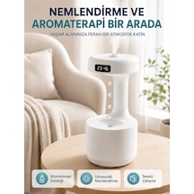 Yağmur Damlası Hava Nemlendirici Ultrasonik Buhar Makinesi 800 Ml Aroma Difüzör Çok Renkli