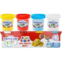 Pensan Kidz Oyun Hamuru Büyük Boy 4 150 Gr 4 Lü Çok Renkli
