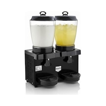 Remta St35 Royal Mini 11+11 Litre İkili Şerbet Ve Ayran Soğutucu - Siyah