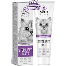 Vet's Plus Sterilised Malt Macun 100 G Kısır Kediler İçin Tüy Yumağı Önleyici