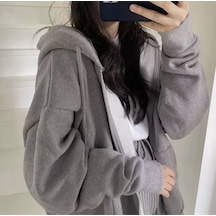 Adrift 23 Logo Sweatshirt Fermuarlı Hırka