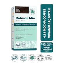 Robin & Odin Organik Kalıcı Saç Boyası 4.35 Mocha Coffee (548737653)