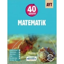 Yks Ayt Matematik 40 Seans İadesizdir