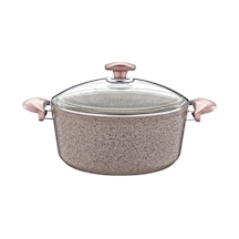 3110 2 Parça Bio Granit Derin Tencere 22x11,5 Cm Gri Grİ