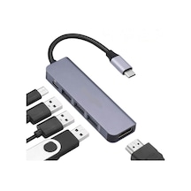 USB Type C 3.1 To Hdmi USB-C / 3X USB 3.0 Hub Çevirici Adaptör