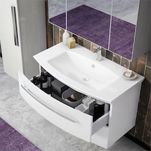 Orka Urla 90 Alt Modül + Lavabo Parlak Beyaz Diğer