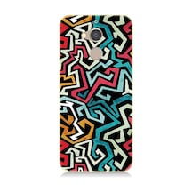 General Mobile Gm 8 Uyumlu Pop Art Grafiti Grunge Desenli Silikon Kılıf
