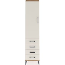 Hyperion Dolap 3 Raflı 4 Çekmeceli Tek Kapaklı 44x44x195 Çam-aytaşı Atlas Çam