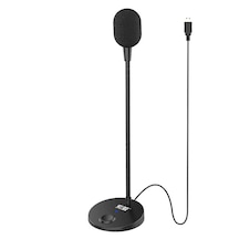 Soaiy MK2 Mikrofon USB Girişli Masaüstü Mikrofon - Esnek Uzun Kollu - Tak & Çalıştır - ZORE-219061 Çok Renkli