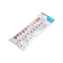 Aksu Softlıne 10&apos Lu Papatya Mandal Parfümlü F303 Karma Renk Açık Ahşap
