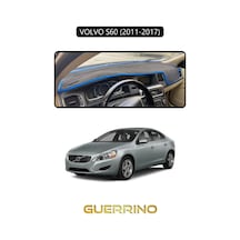Volvo S60 2011-2017 Torpido Koruma Halısı Siyah Kenar