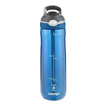 Contigo Ashland Tren Tek El Bas İç Kapaklı Su Matarası 720ml 2191379 - Mavi