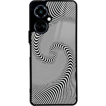 Tecno Camon 19 Triptrance Wave Tasarımlı Glossy Telefon Kılıfı Çok Renkli