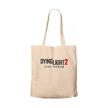 Dying Light 2 Logo Krem Kanvas Bez Çanta