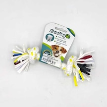 Muratech Eurodog Diş İpi İki Düğüm Kalın Sarı Beyaz 15 Cm