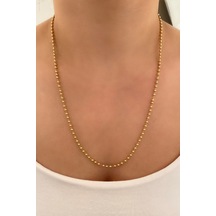 Fiyonk Kuyumculuk 14 Ayar Altın Top Zincir Orta 001