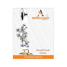 Donald Duck Charm / Gümüş. Kaplama