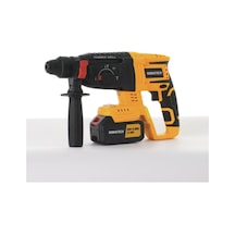 Robustech Ch-20b 20v Kömürsüz Akülü Kırıcı Delici Brushless Motorlu, Sds-plus, 3 Fonksiyonlu Delme/darbeli Delme/kırma , Kablosuz Beton Delme Ve Kırma, Çift Akülü Set