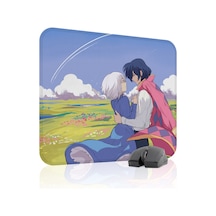 Howl's Moving Castle Dikişli Kauçuk Oyuncu Mousepad V1 - 48x40 Xl Gaming Mouse Pad