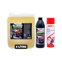 Seramik Katkılı Hızlı Cila 5 Lt - 750 Ml - Susuz Motor Temizleme 500 Ml Uyumlu