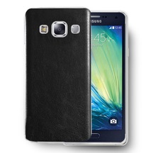 Fitcase Samsung Galaxy A3 (A300) Kilif Deri Dokulu Arka Kapak Siy 90884573