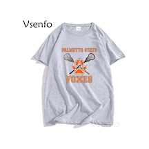 Flood Of Style Palmetto Devlet Tilkiler T Shirt Erkekler Pamuk Tüm Oyun İçin Nora Sakavic T Shirt Komik O-bo Gri