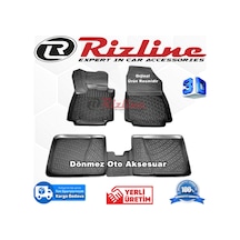 Renault Symbol 3D Paspas Havuzlu Siyah 2008-2013 Arası Rizline N11.32316