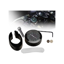 Motosiklet Gidon Saati, 7/8 '' Evrensel Su Geçirmez Siyah