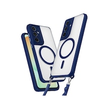 Galaxy S25 Kılıf Enka Magsafe Silikon Kılıf - Lacivert