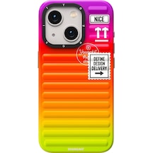 İphone 15 Uyumlu Kılıf Youngkit The Secret Color Serisi Kapak Yeşil