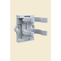 Mesan Baza Klipsi Ahşap Çiftli Beyaz (Clpd)