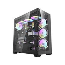 Darkflash Ds900-b 650w 80+ Power Supply 4-12cm Argb Fan Siyah Kasa