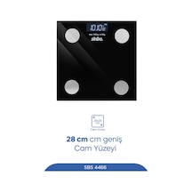 Sinbo Sbs-4466 Akıllı Bluetooth Baskül Vücut Yağ & Bmı Ölçer, Mobil Uygulamalı