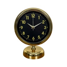 Büro Ev Ofis Hediyesi İçin 25x20cm Golden Metal Klas Masa Saati Diğer
