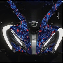 Cf Moto 250 Sr Ön Kafa Grenaj Sticker Tasarım