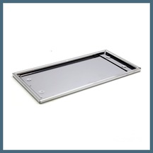 Agc Uygun Sepet Dikdörtgen Krom Plakalık Araba Plaka Altlığı 30x16cm Agc