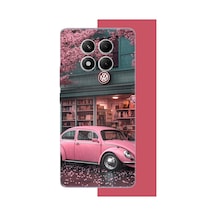 Redmi Note 14 Pro 4g Uyumlu Pembe Vos Vos Baskılı Silikon Kılıf Renkli