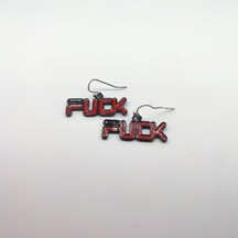 Tedz Collection Fck Pin Küpe Çok Renkli