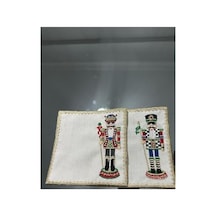Linda Mia Nutcrackers Kurşun Asker Kokteyl Peçete 2 Li Acı Kahverengi