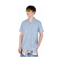Colin's Colins Normal Kesim Shirt Yaka Cepli Mavi Erkek Kısa Kol Gömlek Cl1068758 Cl1068758 Q1.v1 Ble Mavi
