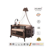Holmer Coolstyle Premium Cibinlikli Dönenceli Anne Yanı Oyun Parkı Beşik 70x110 CM