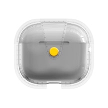 Apple Uyumlu AirPods 3. Nesil Zore Airbag 33 Darbelere Karşı Dayanıklı Magnetik Kılıf-gri Gri