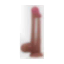 Morgece Belden Bağlamalı Çift Katmanlı Kıkırdak Yapılı Gerçekçi Dildo Penis 25852511